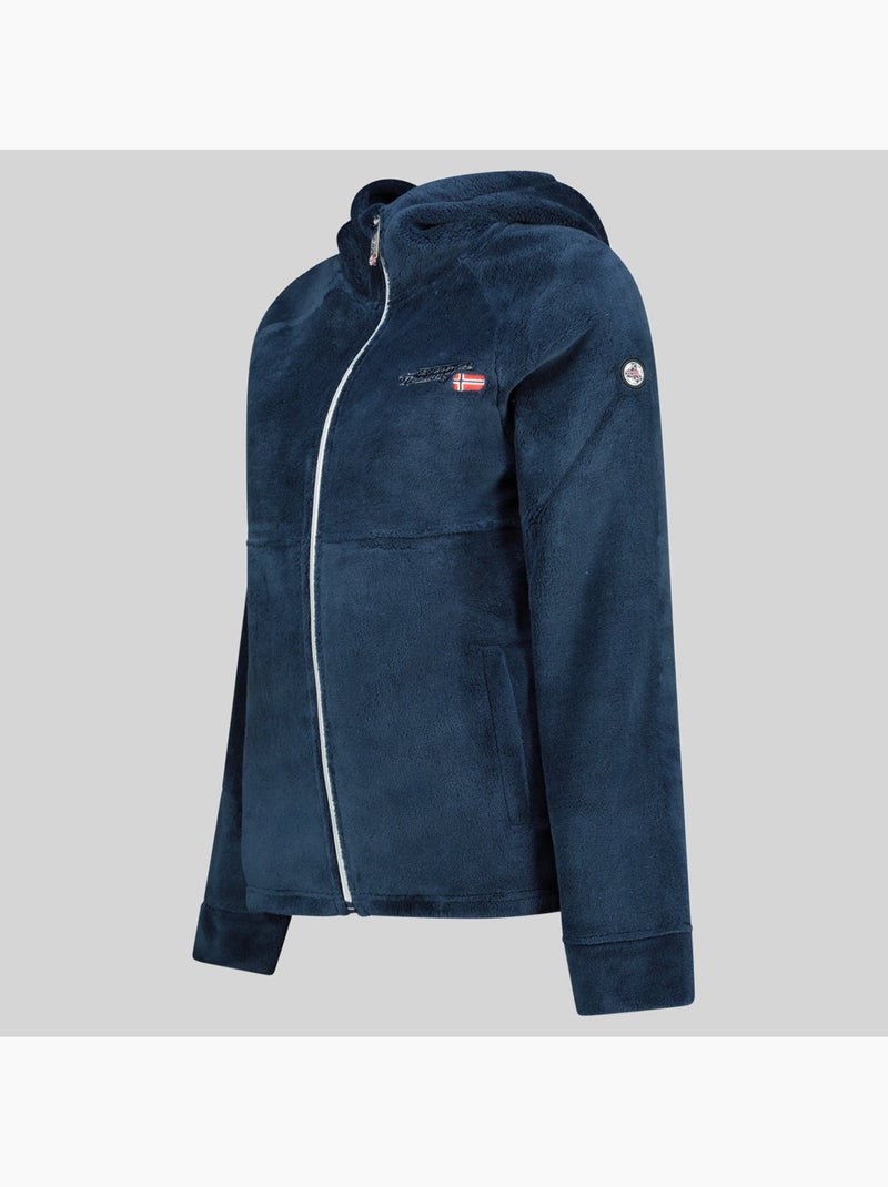 Chaqueta polar uliota – geographical norway Azul marino - Kiabi