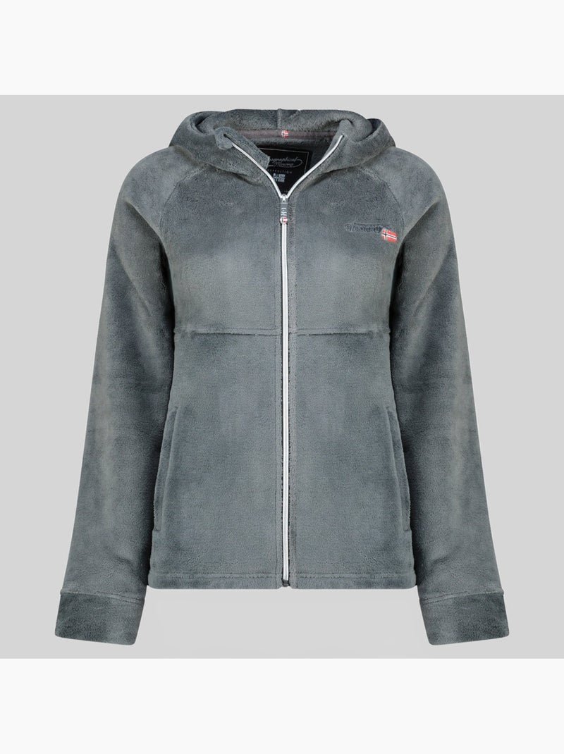 Chaqueta polar uliota – geographical norway Gris oscuro - Kiabi