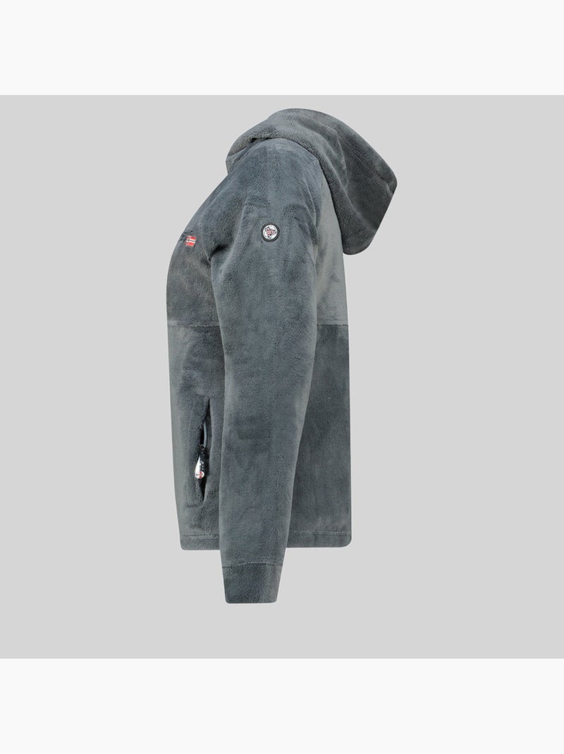 Chaqueta polar uliota – geographical norway Gris oscuro - Kiabi