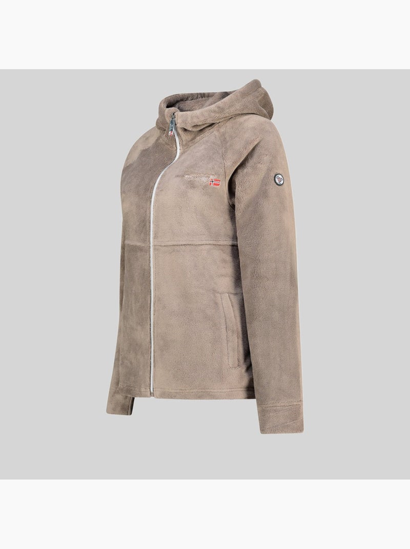 Chaqueta polar uliota – geographical norway Taupe - Kiabi