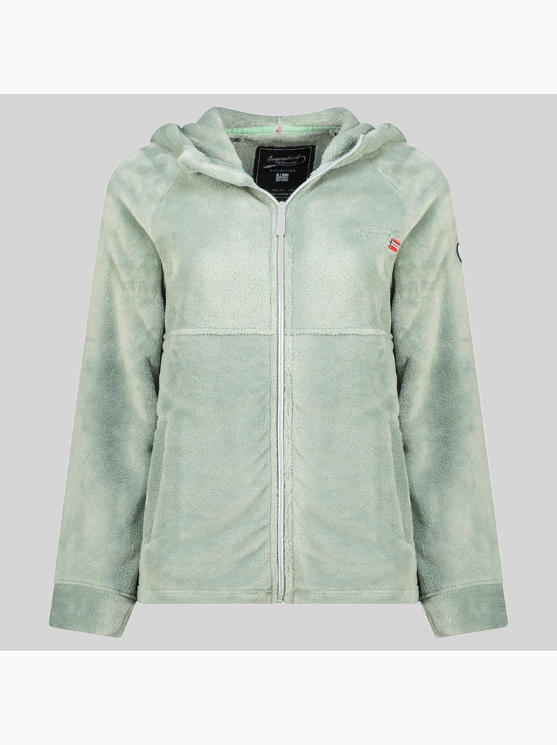 Chaqueta polar uliota – geographical norway Verde pastel - Kiabi