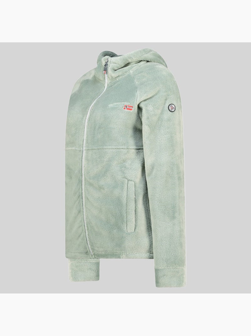 Chaqueta polar uliota – geographical norway Verde pastel - Kiabi
