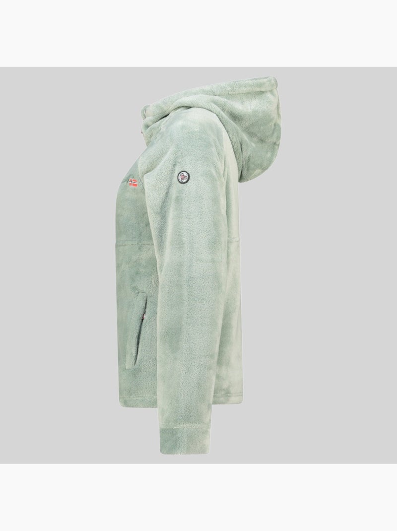 Chaqueta polar uliota – geographical norway Verde pastel - Kiabi