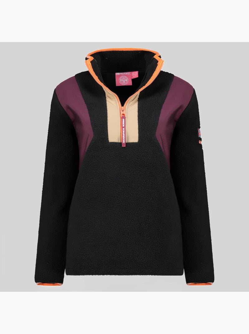 Chaqueta polar uriel hz – geographical norway Negro - Kiabi