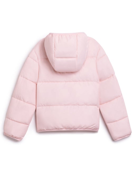 Chaqueta Puffer Rosa en Nylon Conguitos - Kiabi
