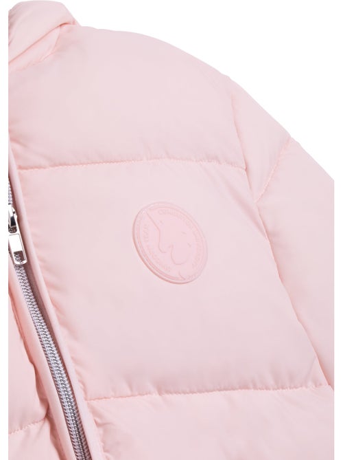 Chaqueta Puffer Rosa en Nylon Conguitos - Kiabi