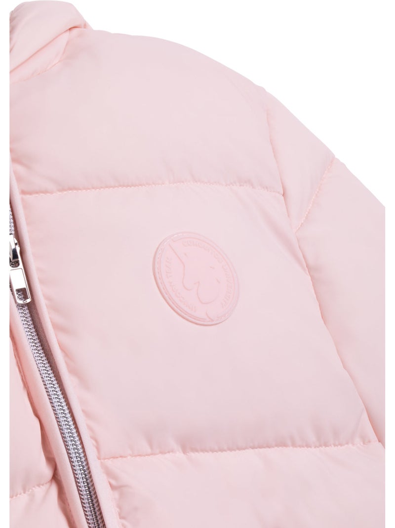 Chaqueta Puffer Rosa en Nylon Conguitos Rosa - Kiabi