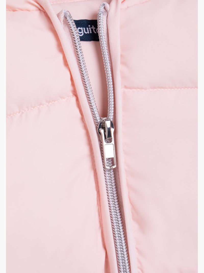 Chaqueta Puffer Rosa en Nylon Conguitos Rosa - Kiabi
