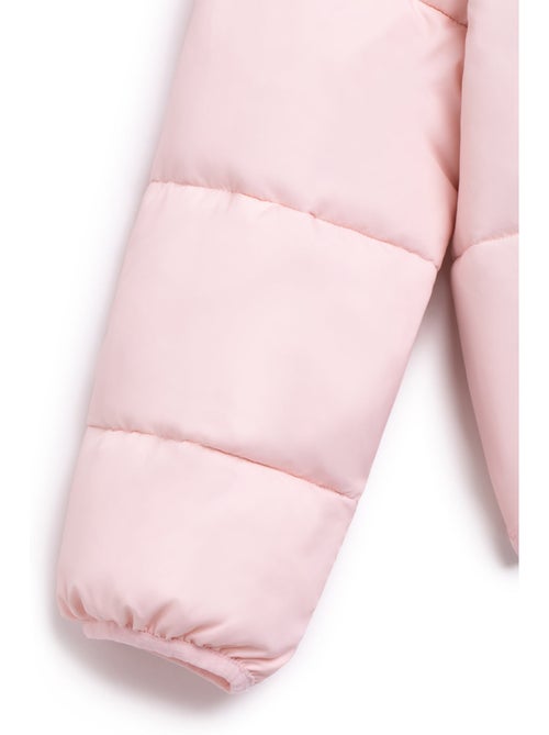 Chaqueta Puffer Rosa en Nylon Conguitos - Kiabi