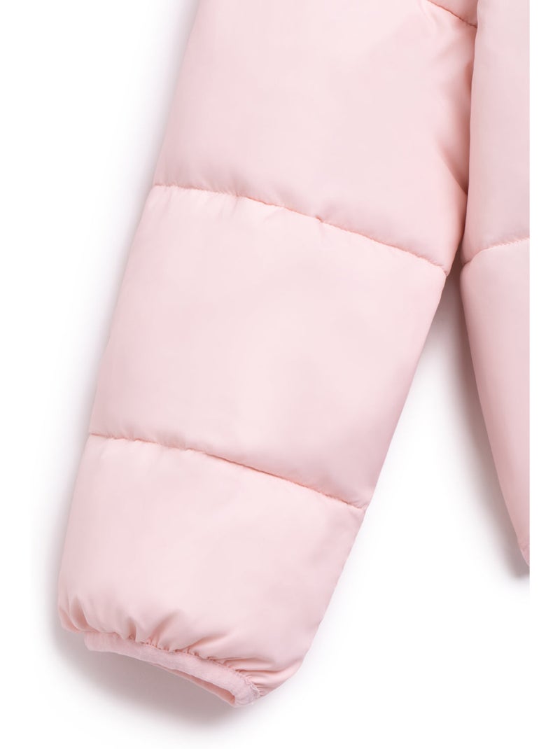 Chaqueta Puffer Rosa en Nylon Conguitos Rosa - Kiabi