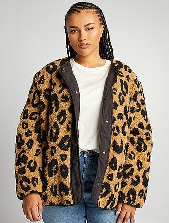 Chaqueta reversible de 'leopardo'