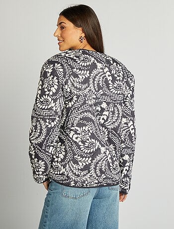 Chaqueta reversible oversize