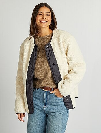 Chaqueta reversible oversize