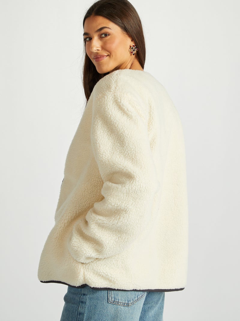 Chaqueta reversible oversize NEGRO - Kiabi