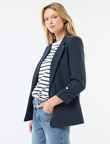 Chaqueta de traje con mangas 3/4 con vuelo