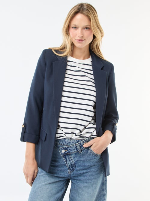 Chaqueta sastre con mangas 3/4 con vuelo - Kiabi