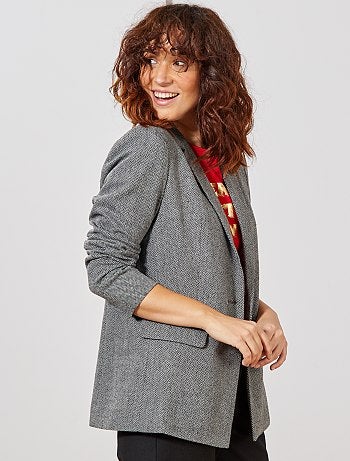 Chaqueta sastre de espigas - Kiabi