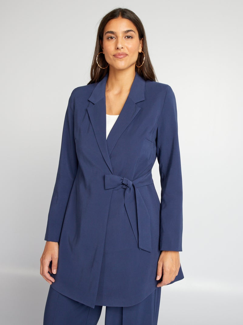 Chaqueta sastre entallada AZUL - Kiabi
