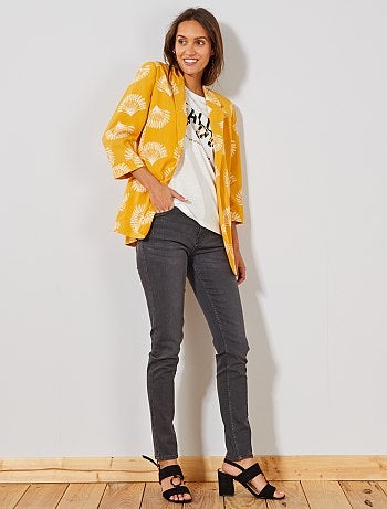 Chaqueta sastre estampada - Kiabi