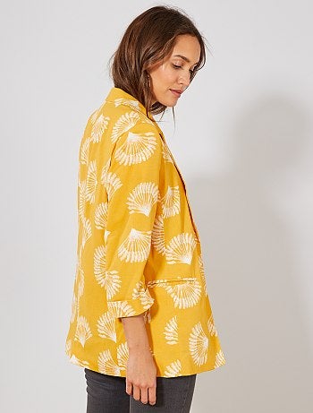 Chaqueta sastre estampada - Kiabi
