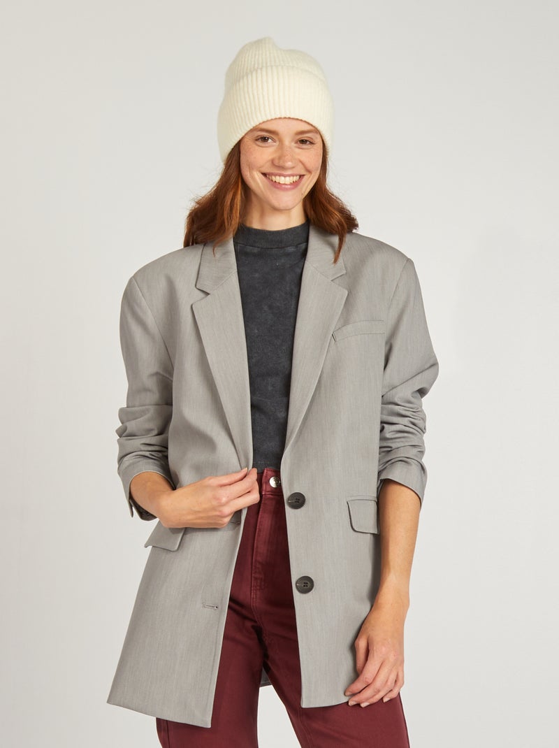 Chaqueta sastre GRIS - Kiabi