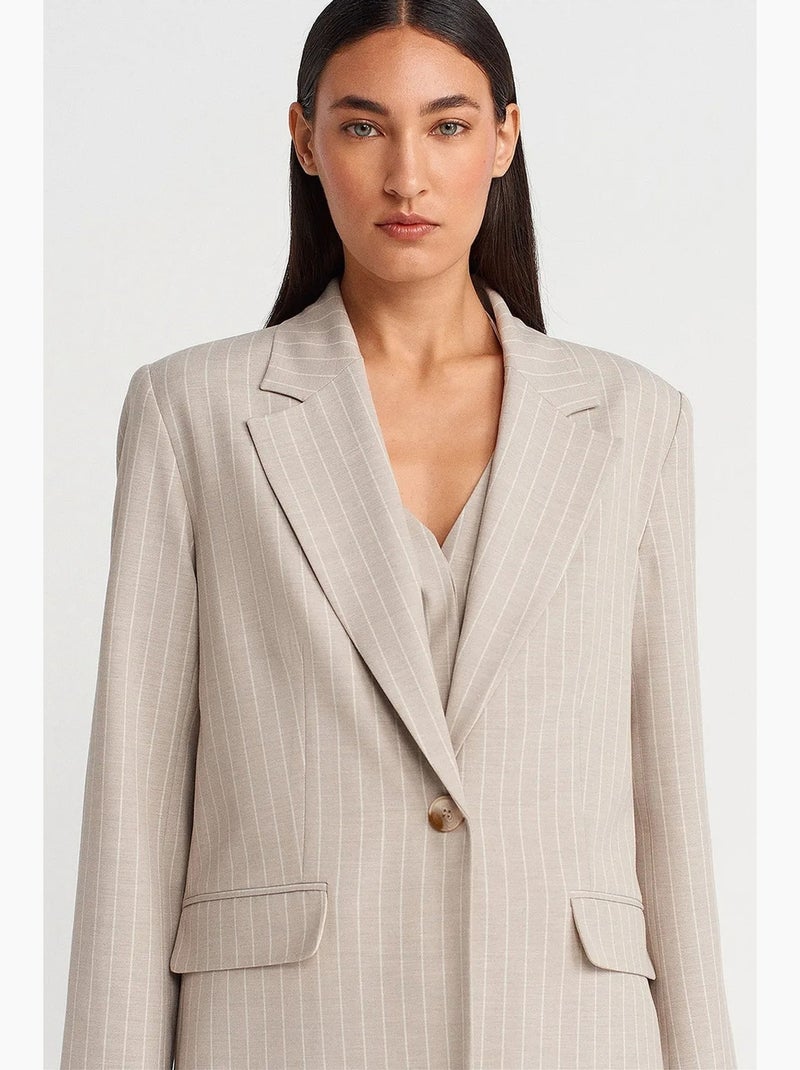 Chaqueta sastre mujer dilvin Arena - Kiabi