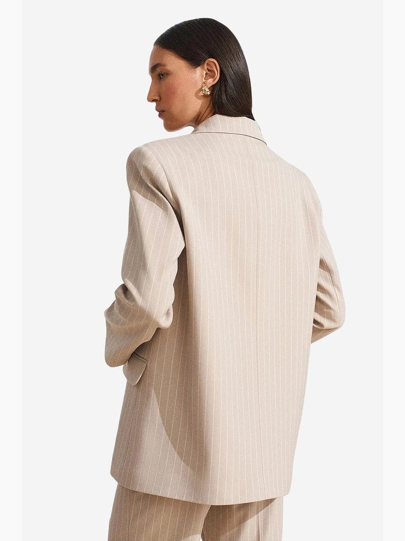 Chaqueta sastre mujer dilvin Beige arcilla - Kiabi