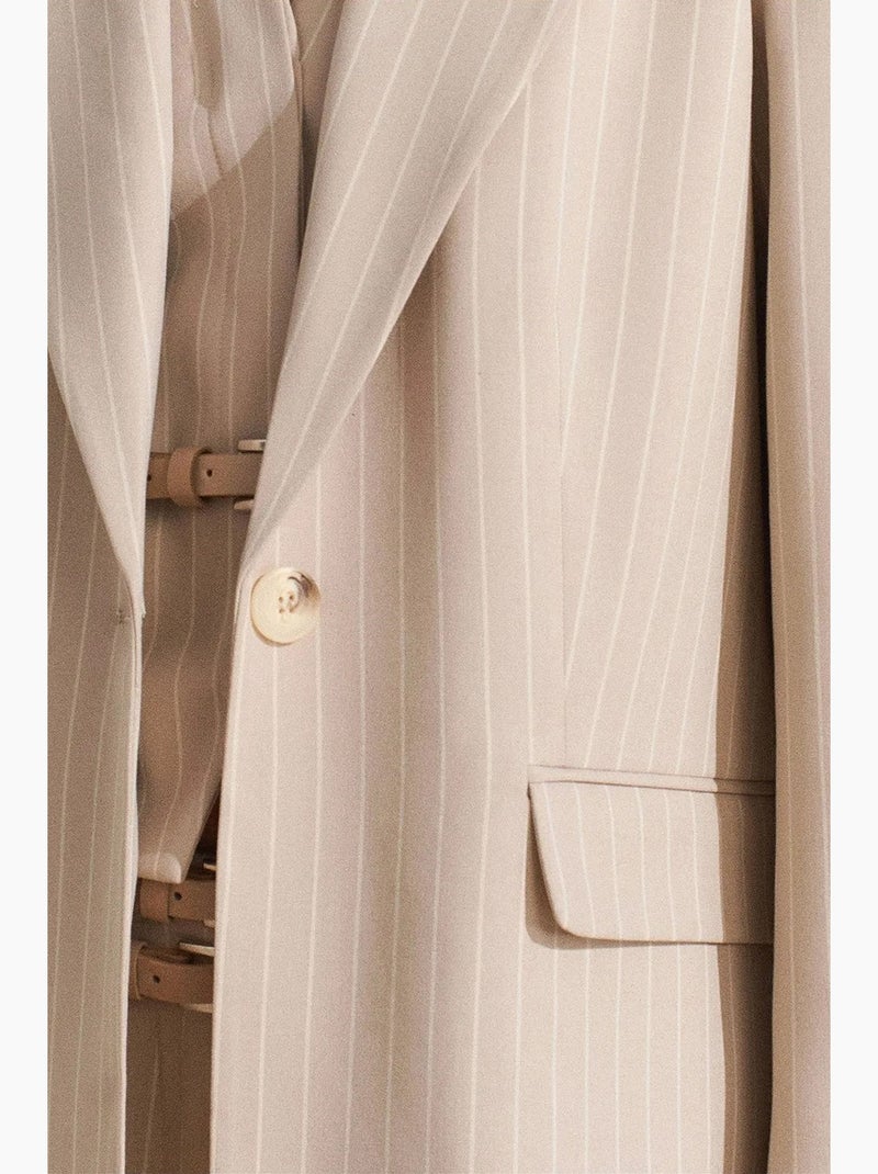 Chaqueta sastre mujer dilvin Beige arcilla - Kiabi
