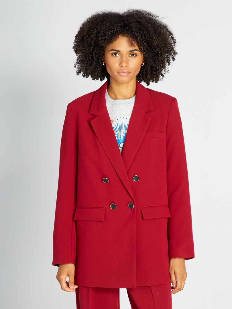 Chaqueta sastre ROJO - Kiabi
