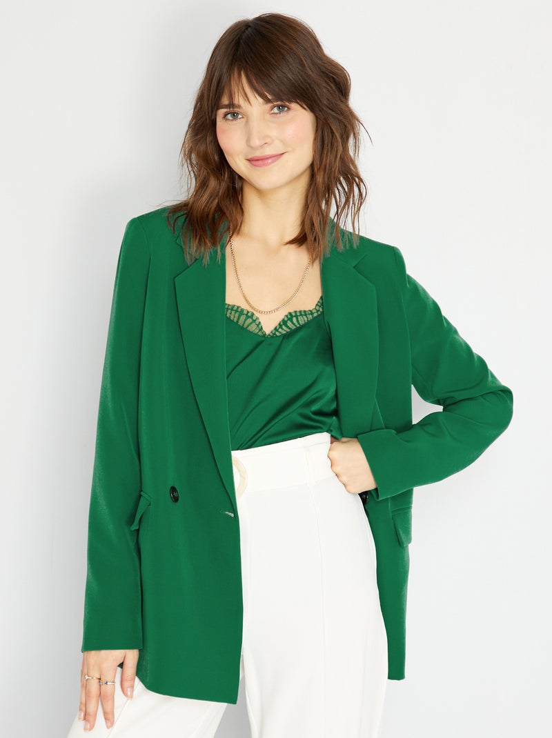 Chaqueta sastre VERDE - Kiabi