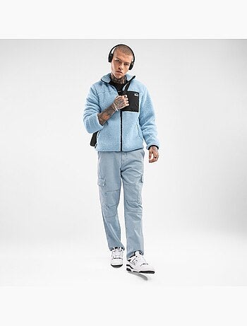 Chaqueta sherpa hombre lifestyle hombre azure