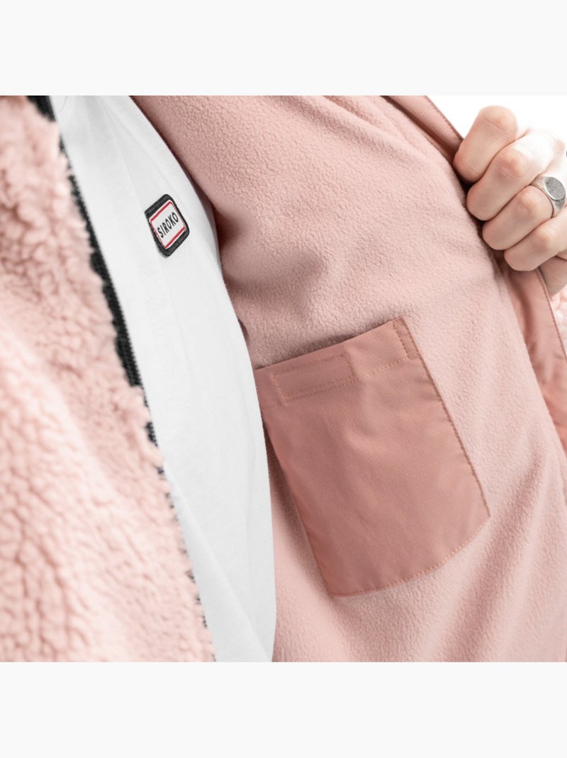 Chaqueta sherpa hombre lifestyle hombre madryn Rosa - Kiabi