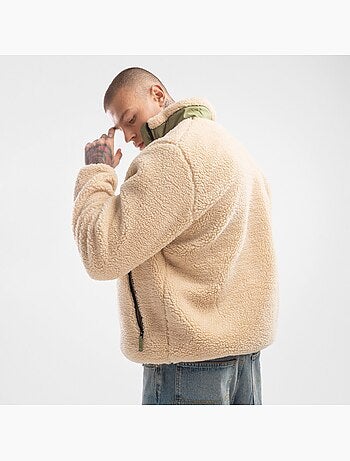 Chaqueta sherpa hombre lifestyle hombre walnut