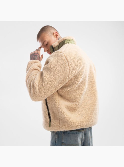 Chaqueta sherpa hombre lifestyle hombre walnut - Kiabi Chaqueta sherpa hombre lifestyle hombre walnut - Kiabi