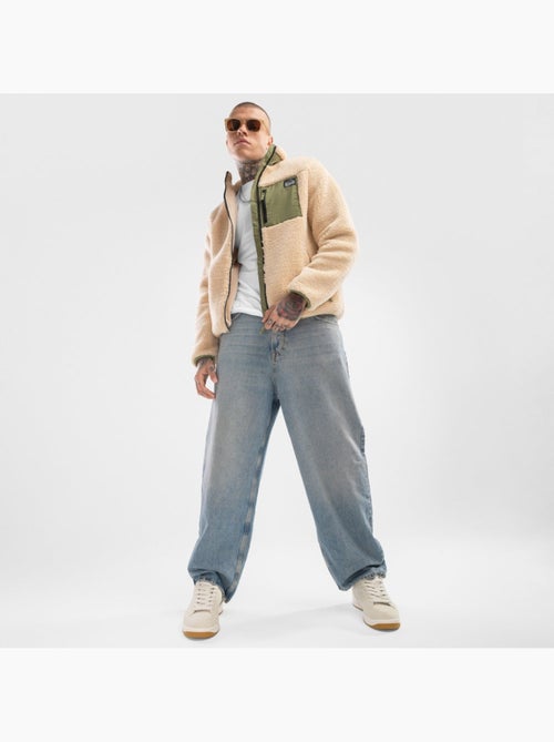 Chaqueta sherpa hombre lifestyle hombre walnut - Kiabi Chaqueta sherpa hombre lifestyle hombre walnut - Kiabi