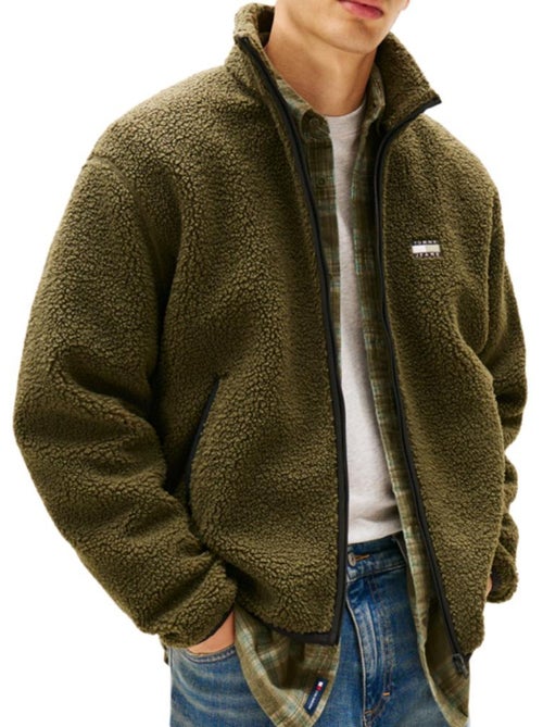 Chaqueta sherpa hombre tommy hilfiger con insignia - Kiabi Chaqueta sherpa hombre tommy hilfiger con insignia - Kiabi