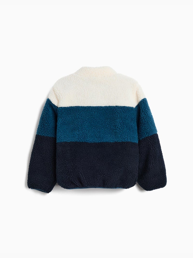 Chaqueta Sherpa, MO Fashion Azul - Kiabi
