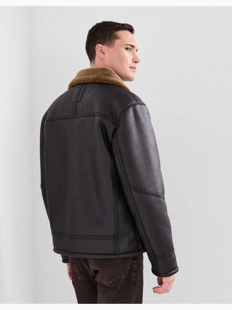 Chaqueta sherpa, MO Fashion Marrón - Kiabi