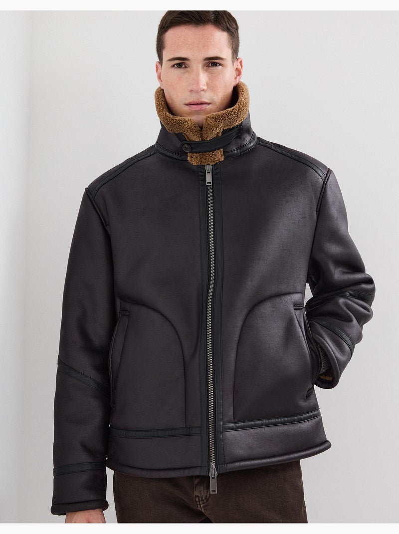 Chaqueta sherpa, MO Fashion Marrón - Kiabi