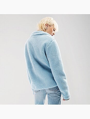 Chaqueta sherpa mujer lifestyle mujer azure-w