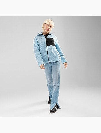 Chaqueta sherpa mujer lifestyle mujer azure-w