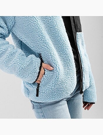 Chaqueta sherpa mujer lifestyle mujer azure-w