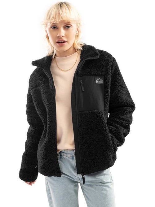 Chaqueta sherpa mujer lifestyle mujer blackcomb-w - Kiabi Chaqueta sherpa mujer lifestyle mujer blackcomb-w - Kiabi