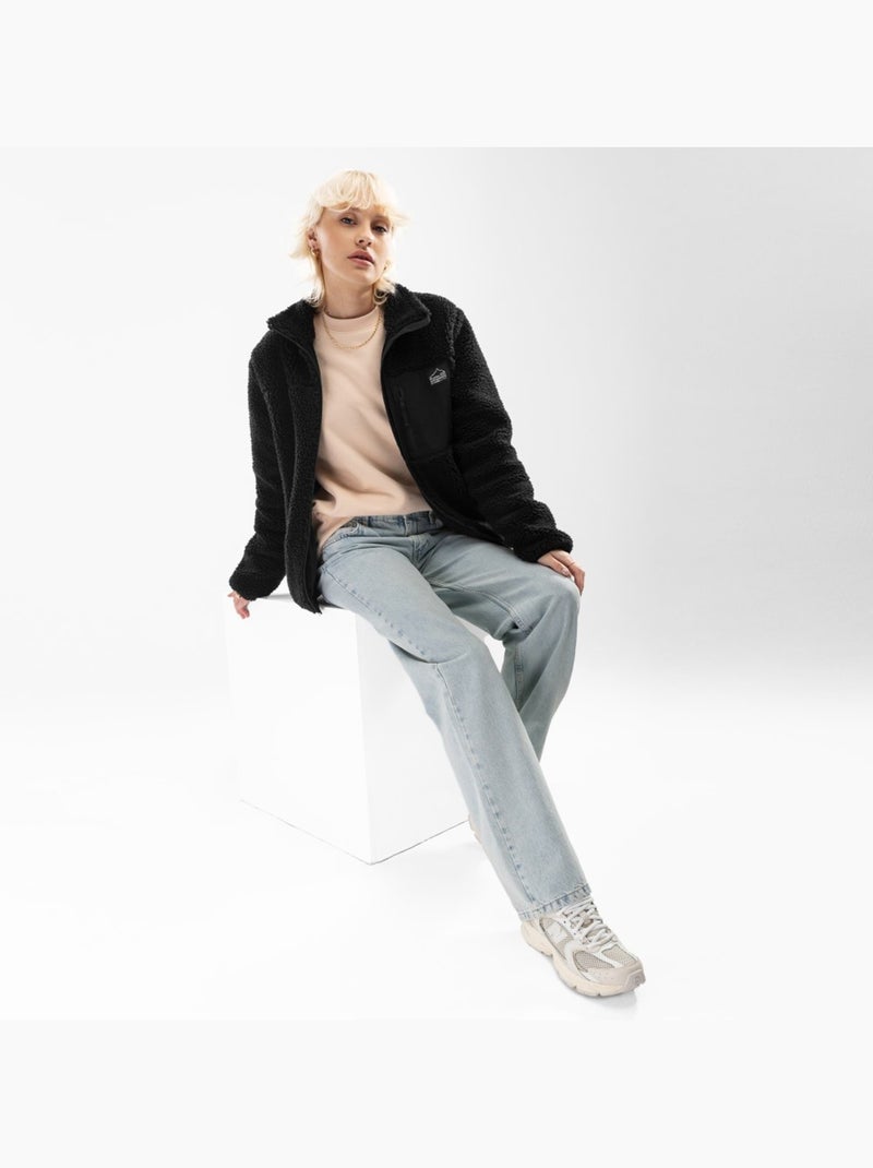 Chaqueta sherpa mujer lifestyle mujer blackcomb-w Negro - Kiabi