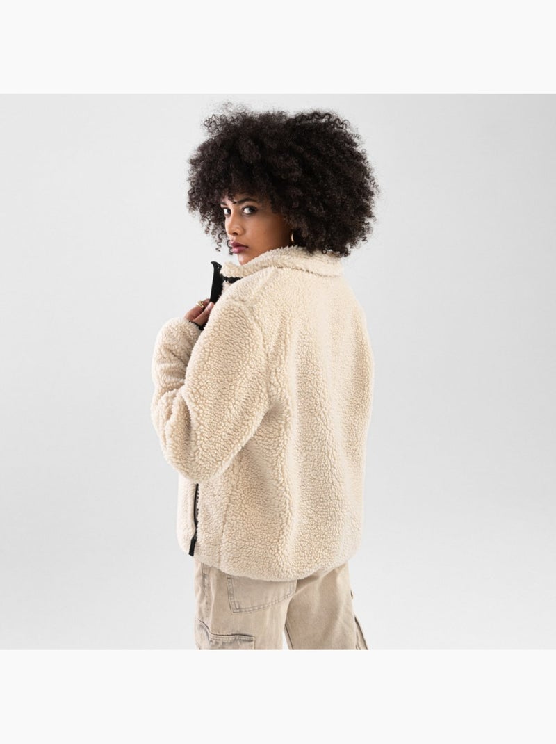 Chaqueta sherpa mujer lifestyle mujer levi-w Beige - Kiabi