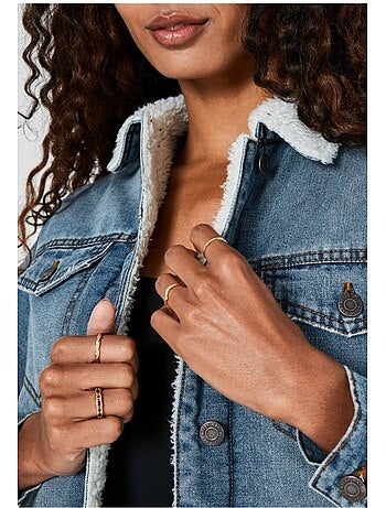 Chaqueta sherpa vaquera Noisy May