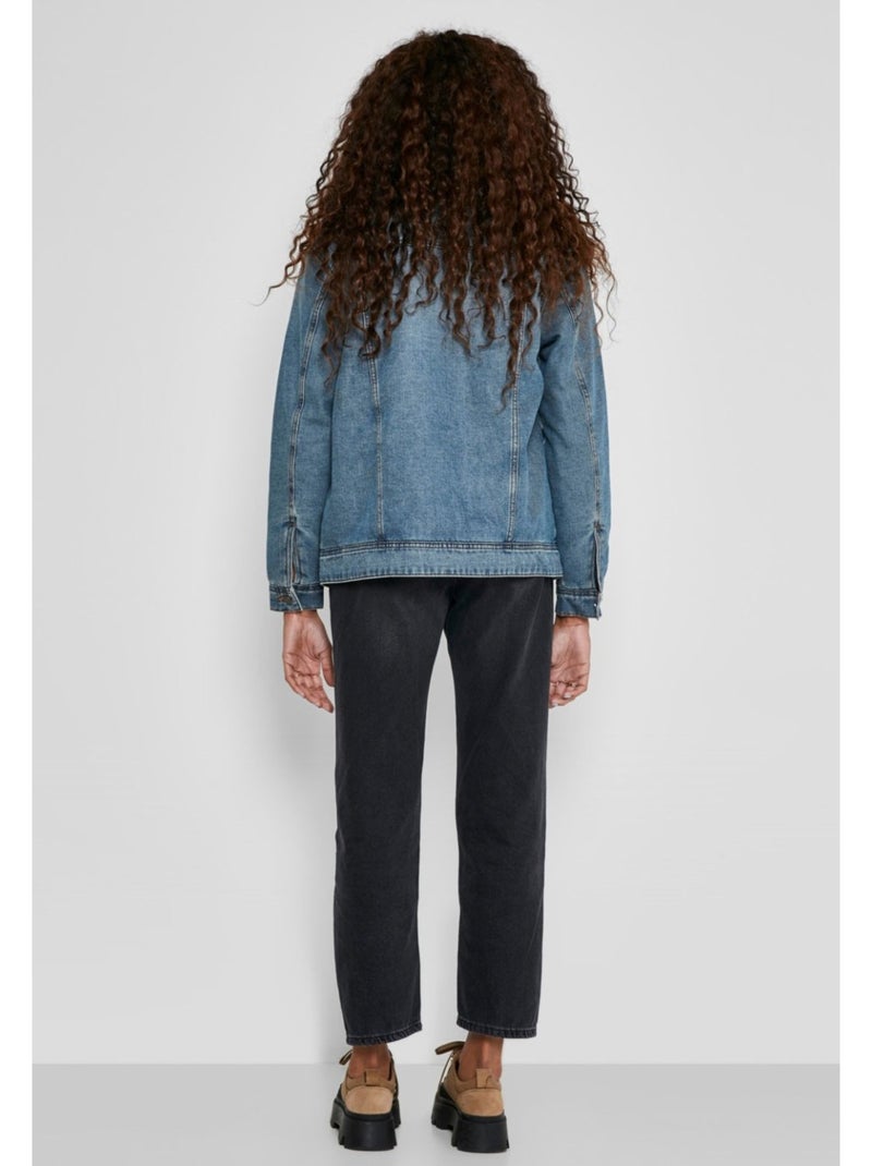 Chaqueta sherpa vaquera Noisy May Azul - Kiabi