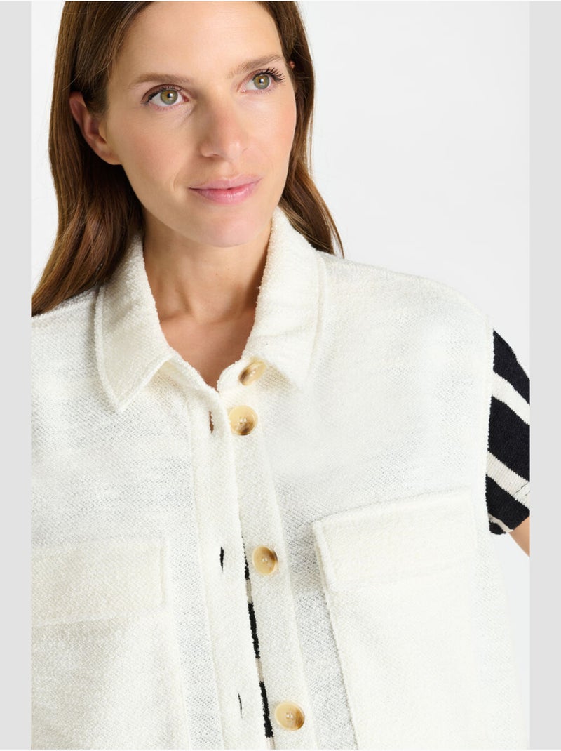 Chaqueta sin mangas bahia Blanco - Kiabi