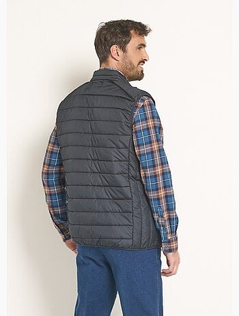 Chaqueta sin mangas con cremallera repelente al agua