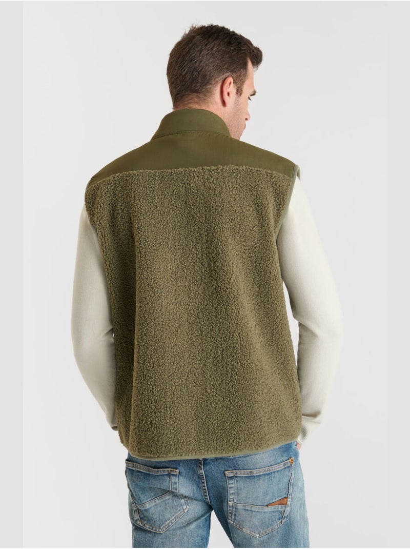 Chaqueta sin mangas ELSO Caqui - Kiabi